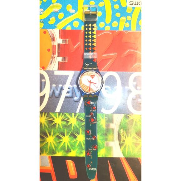 Swatch watch HEARTBEAT GN187PACK 2000 Worldwide Packagings New with new battery - Picture 2 of 11